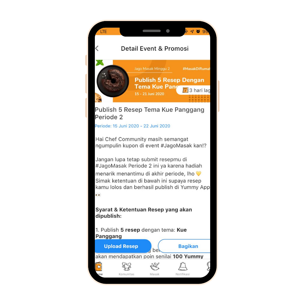 event yummy app